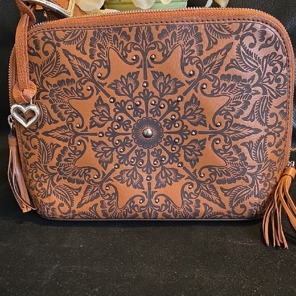 Brighton Ferrara Villa Nova Leather Crossbody Organizer
